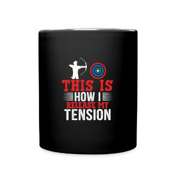 Archery Archer Archery Target - Full Colour Mug - black - Front