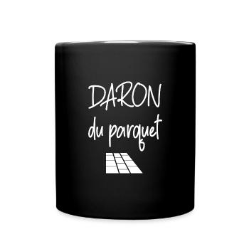 Daron du parquet t-shirt parqueteur homme - Mug uni - noir - Devant