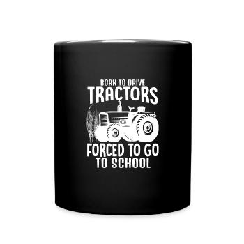 Farmer Farmer Farmer Tractor Farm - Full Colour Mug - black - Front