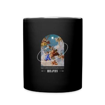 Heaven - Tasse einfarbig - Schwarz - Vorne