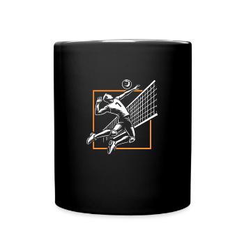 Volley-ball - Mug uni - noir - Devant