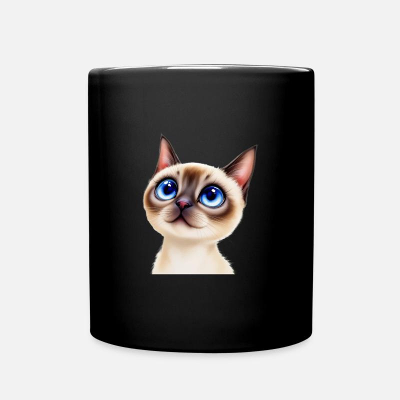 Chat Siam - Mug uni - noir
