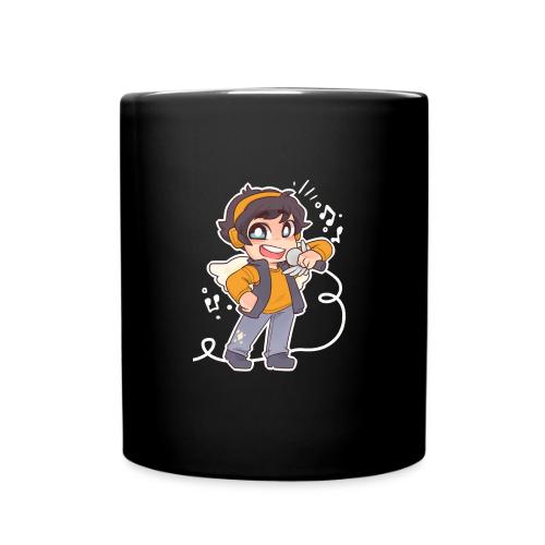 Boy with microphone and wings - Full Colour Mug