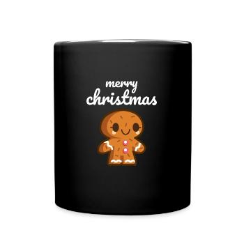 Gingerbread man - Mug uni - noir - Devant