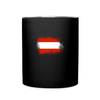 Austria Flag Flag Austria Gift - Full Colour Mug - black - Front