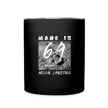 Made in 69 Born in 1969 - Full Colour Mug - black - Front