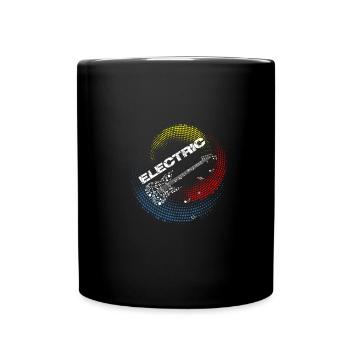Electric Guitar - Full Colour Mug - black - Front