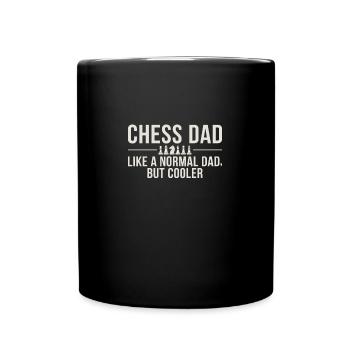 Chess Father Chess Dad Chess Set - Full Colour Mug - black - Front
