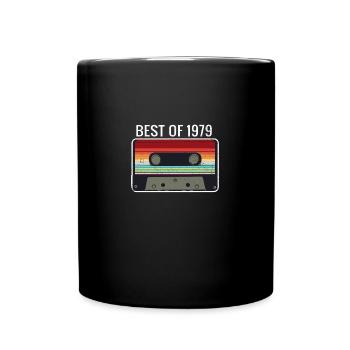 Best Of 1979 42th Birthday Gifts Cassette Tape - Full Colour Mug - black - Front