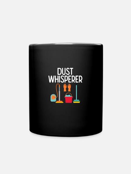 Dust Whisperer Housekeepers Maid Services - Full Colour Mug - black