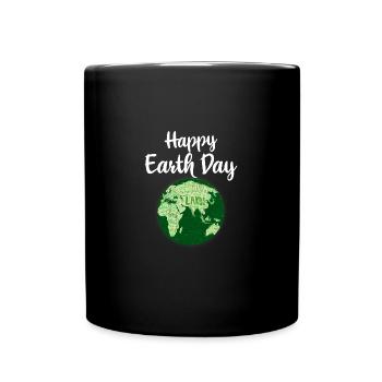 Earth Day Cute Science Earth Day 2021 - Full Colour Mug - black - Front