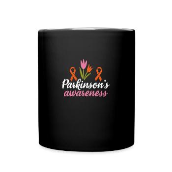 Parkinson'S Awareness Tulips - Full Colour Mug - black - Front