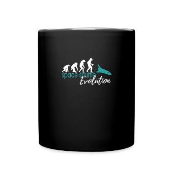 Space Shuttle Evolution - Tasse einfarbig - Schwarz - Vorne