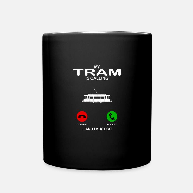 tram - Full Colour Mug - black