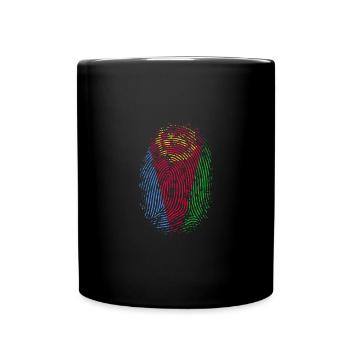 TEAM ERITREA - Tasse einfarbig - Schwarz - Vorne