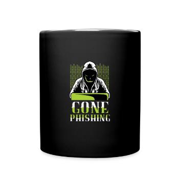 Fini le phishing. Majeure en informatique. Poison - Mug uni - noir - Devant