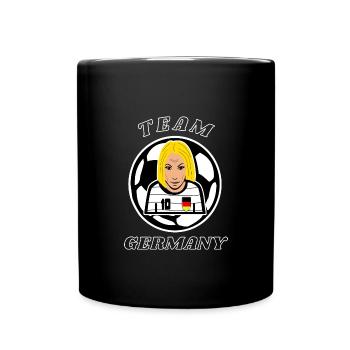 Football féminin - Équipe d’Allemagne / Équipe nationale - Mug uni - noir - Devant