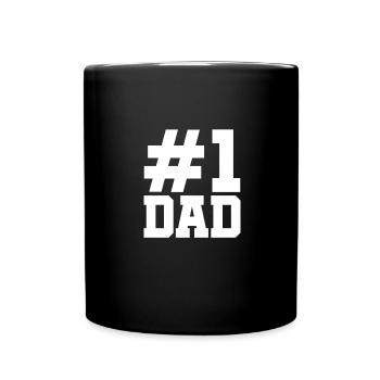 World Best Father Dad Father's Day Gift Papa Pride - Full Colour Mug - black - Front