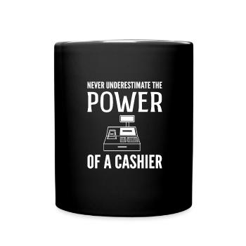 Authority of the Cashier Accountant Gift - Full Colour Mug - black - Front