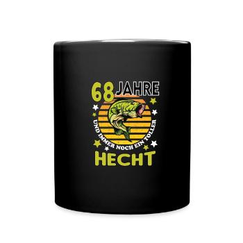 Geburtstag Toller Hecht Alter Jahre 68 - Tasse einfarbig - Schwarz - Vorne
