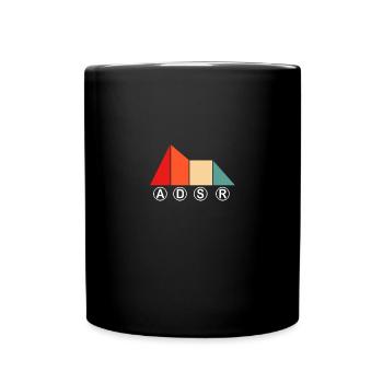 ADSR Synthétiseur musicien, Producteur de musique - Mug uni - noir - Devant