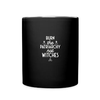Hex The Patriarchy Witchy Feminism Pagan - Tasse einfarbig - Schwarz - Vorne
