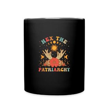 Hex Le Patriarcat Féminisme Sorcier Automne - Mug uni - noir - Devant