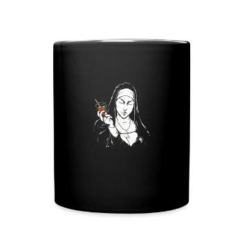 Holy Aperoli Italy Cocktail Drink Funny Wine - Full Colour Mug - black - Front