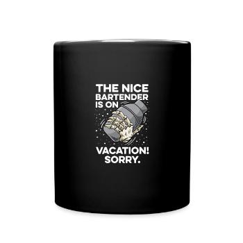 Vacation Traveler Gift - Full Colour Mug - black - Front