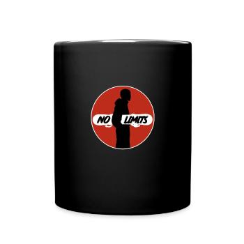 Alpine Mountains Snowboarding Alps Slope Snowboard - Full Colour Mug - black - Front