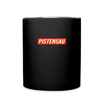 Pistensau Ski Fahrer Snowboard Pistensau - Tasse einfarbig - Schwarz - Vorne