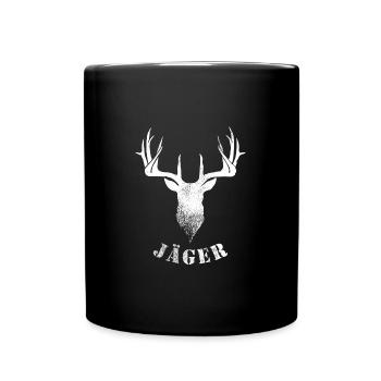 Jäger - Tasse einfarbig - Schwarz - Vorne