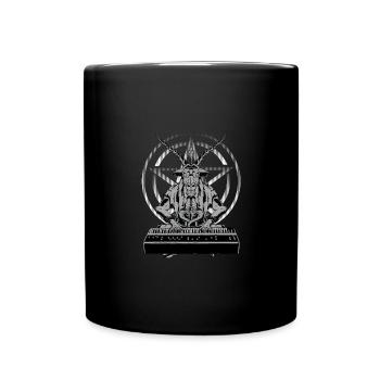 Synth Techno Musik Funny Synthesizer - Tasse einfarbig - Schwarz - Vorne