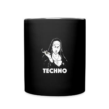 Techno Religion Techno Well House DJ - Full Colour Mug - black - Front