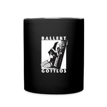 Techno Nun House DJ Breakcore Cybergrind - Full Colour Mug - black - Front