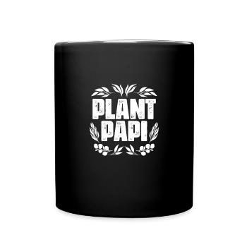 Cool Plant Papi Jardinage Plantes pour une plante - Mug uni - noir - Devant