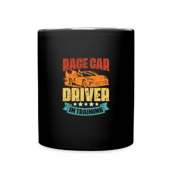 Vintage Race Car Driver In Training An Automotive - Tasse einfarbig - Schwarz - Vorne