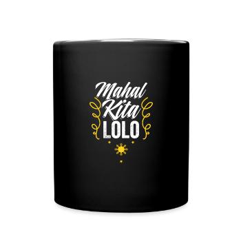 Génial Mahal Kita Lolo pour Pinoy Pride philippin - Mug uni - noir - Devant