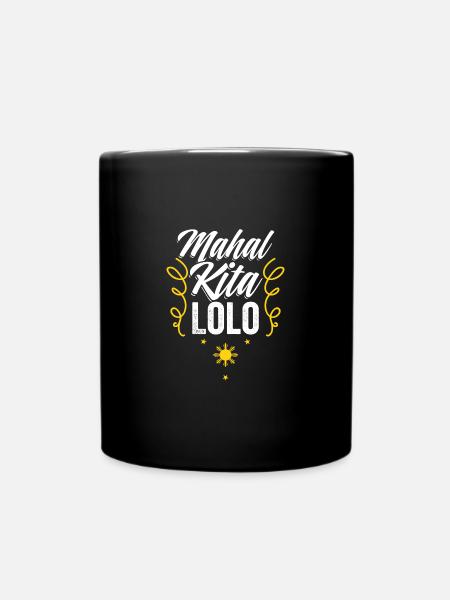 Génial Mahal Kita Lolo pour Pinoy Pride philippin - Mug uni - noir