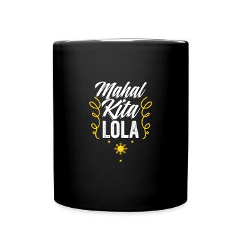 Mahal Kita Lola Awesome Pinoy Pride pour les philippins - Mug uni - noir - Devant