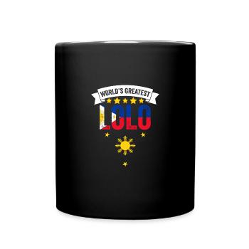 World's Greatest Lolo Awesome Pinoy Fan Filipino - Full Colour Mug - black - Front