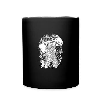 Astronaut in the moonlight - Full Colour Mug - black - Front