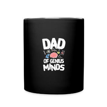 Le père de l' de génie Le père scientifique - Mug uni - noir - Devant