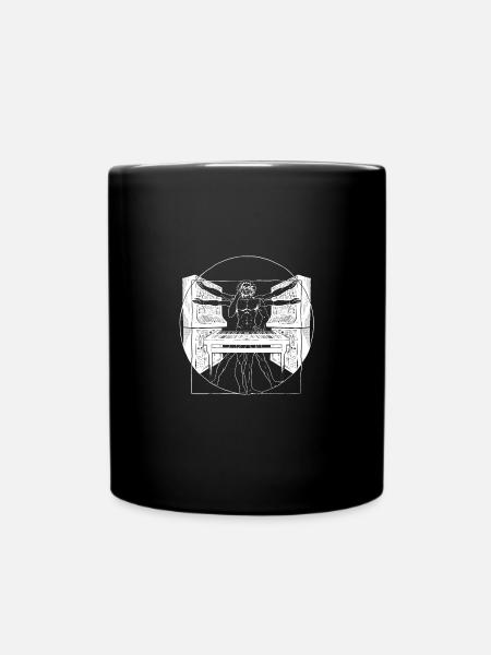 Synthesizer Synth Techno Musik Cool Synthesizer - Tasse einfarbig - Schwarz