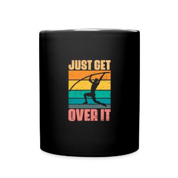 Il suffit de s’en remettre Retro Perchisme pour perche - Mug uni - noir - Devant