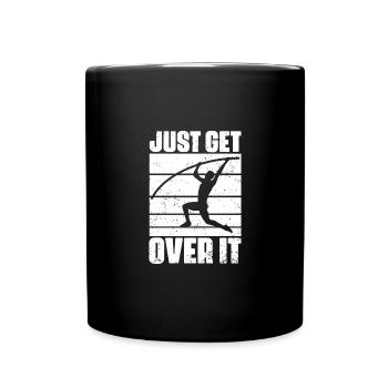 C’est drôle de saut à la perche pour le saut à la perche - Mug uni - noir - Devant