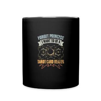 Oubliez Princess Vintage Tarot Cartomancie Un Tarot - Mug uni - noir - Devant