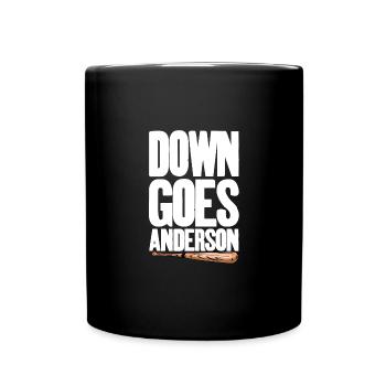 Down Goes Anderson Viral Baseball - Full Colour Mug - black - Front