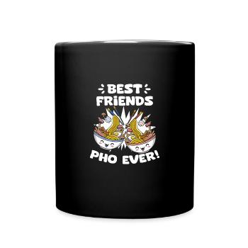 Funny Best Friends Pho Ever Pho Pun For Vietnamese - Full Colour Mug - black - Front