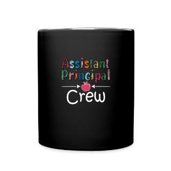Stellvertretender Schulleiter Besatzung - Tasse einfarbig - Schwarz - Vorne